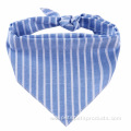Eco-friendly custom cotton striped fashionable pet bandana